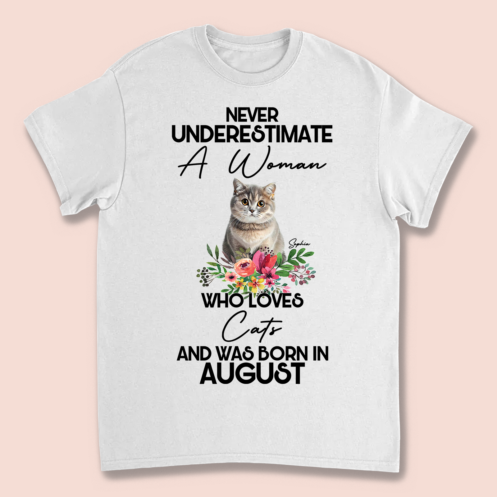 Cat Mom August T-shirt / Hoodie / Sweatshirt - Gift for Cat Lovers