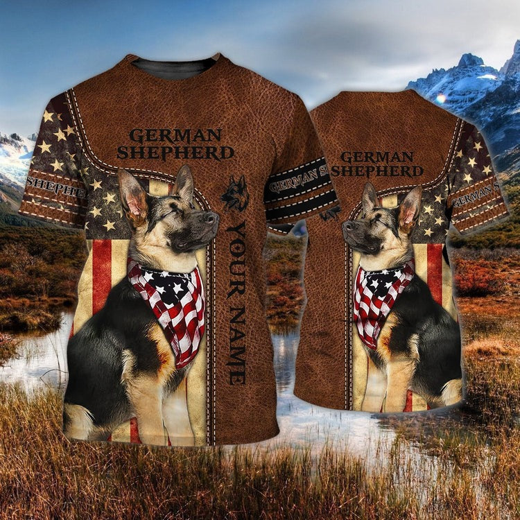 Personalized German Shepherd Lovers 3D T-Shirt / Zipper Hoodie / Sweatshirt - Gift For Dog's Lovers