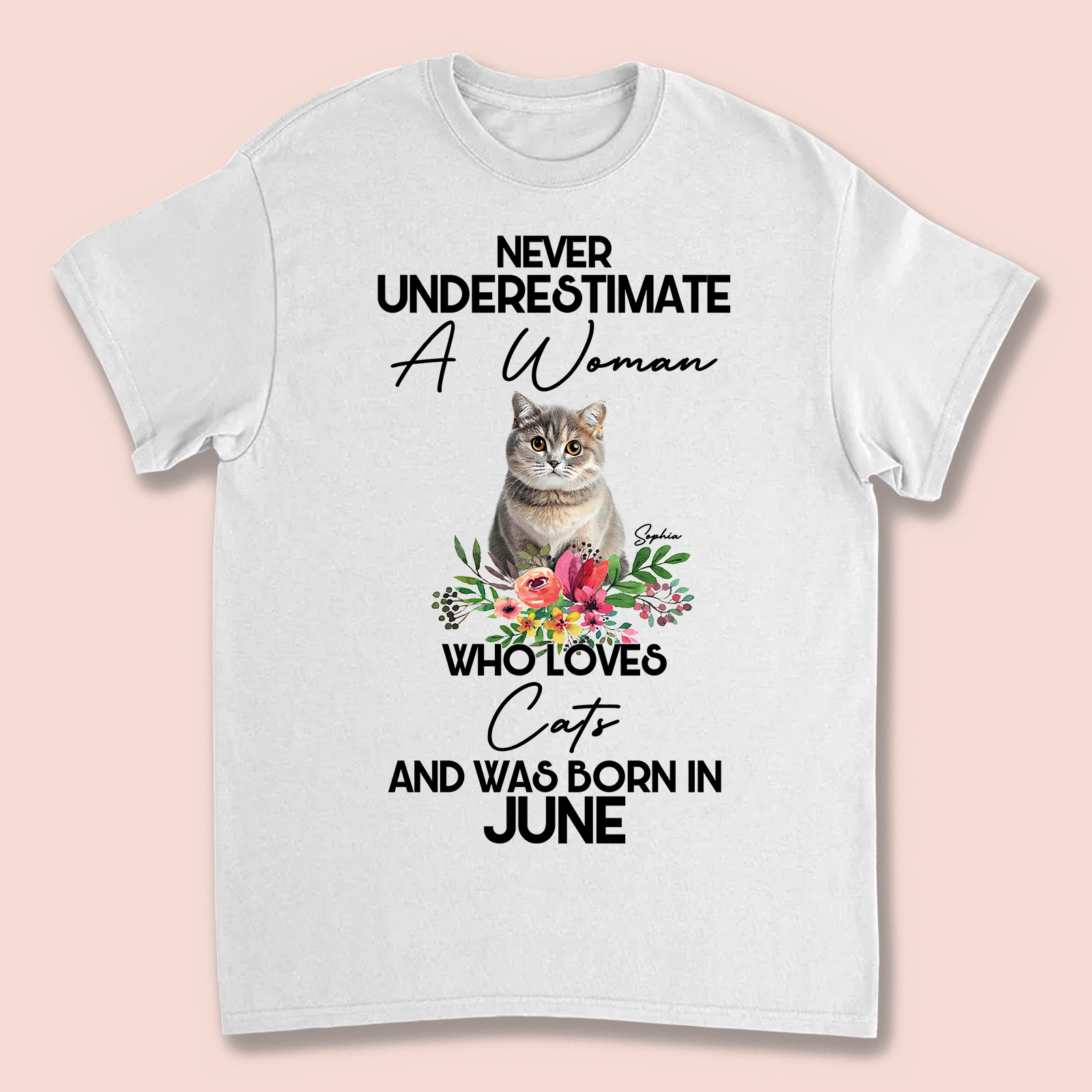 Cat Mom June T-shirt / Hoodie / Sweatshirt - Gift for Cat Lovers