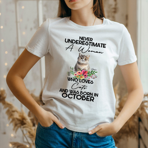 Cat Mom October T-shirt / Hoodie / Sweatshirt - Gift for Cat Lovers