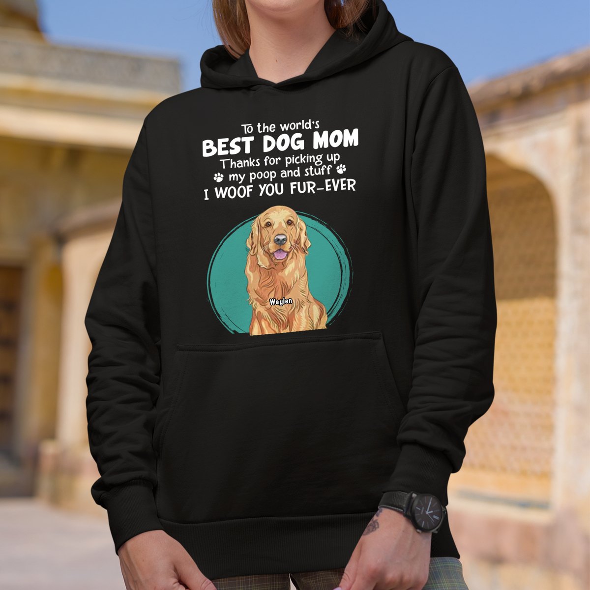 Thanks for Picking Up My Poop and Stuff - Dog Personalized Custom T-Shirt, Hoodie, Sweatshirt - Christmas Gift for Pet Owners, Pet lovers, Sweatshirt