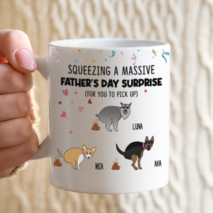 Personalized Father's Day / Mother's Day Surprise Mug Gift For Dog Lovers