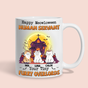 Personalized Happy Meowloween Mug Gift For Cat Lovers