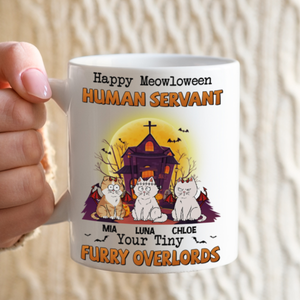 Personalized Happy Meowloween Mug Gift For Cat Lovers