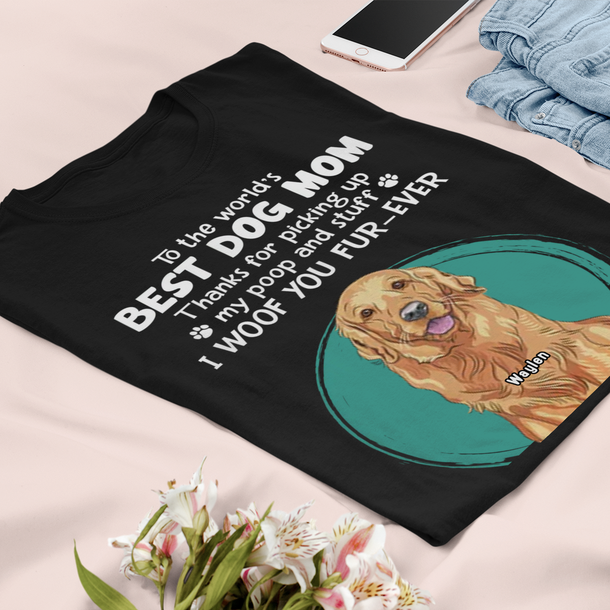 Thanks for Picking Up My Poop and Stuff - Dog Personalized Custom T-Shirt, Hoodie, Sweatshirt - Christmas Gift for Pet Owners, Pet lovers, Sweatshirt