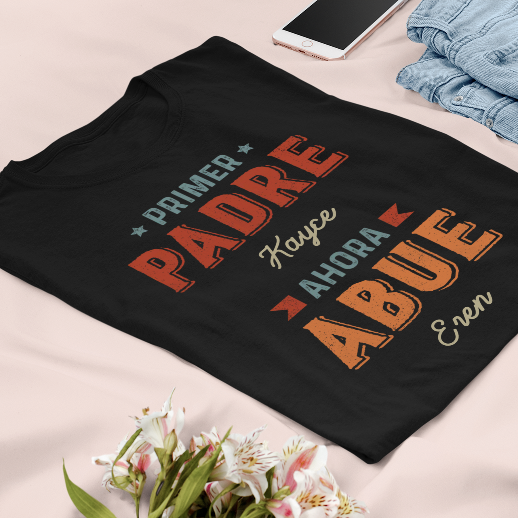 Pesonalized Abuelo Spanish T-Shirt / Hoodie / Sweater Father's Day Gift