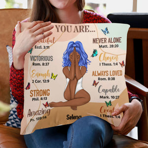 Empowering Personalized Pillow Gift For Women: Celebrating Beauty, Victories, and Affirmations