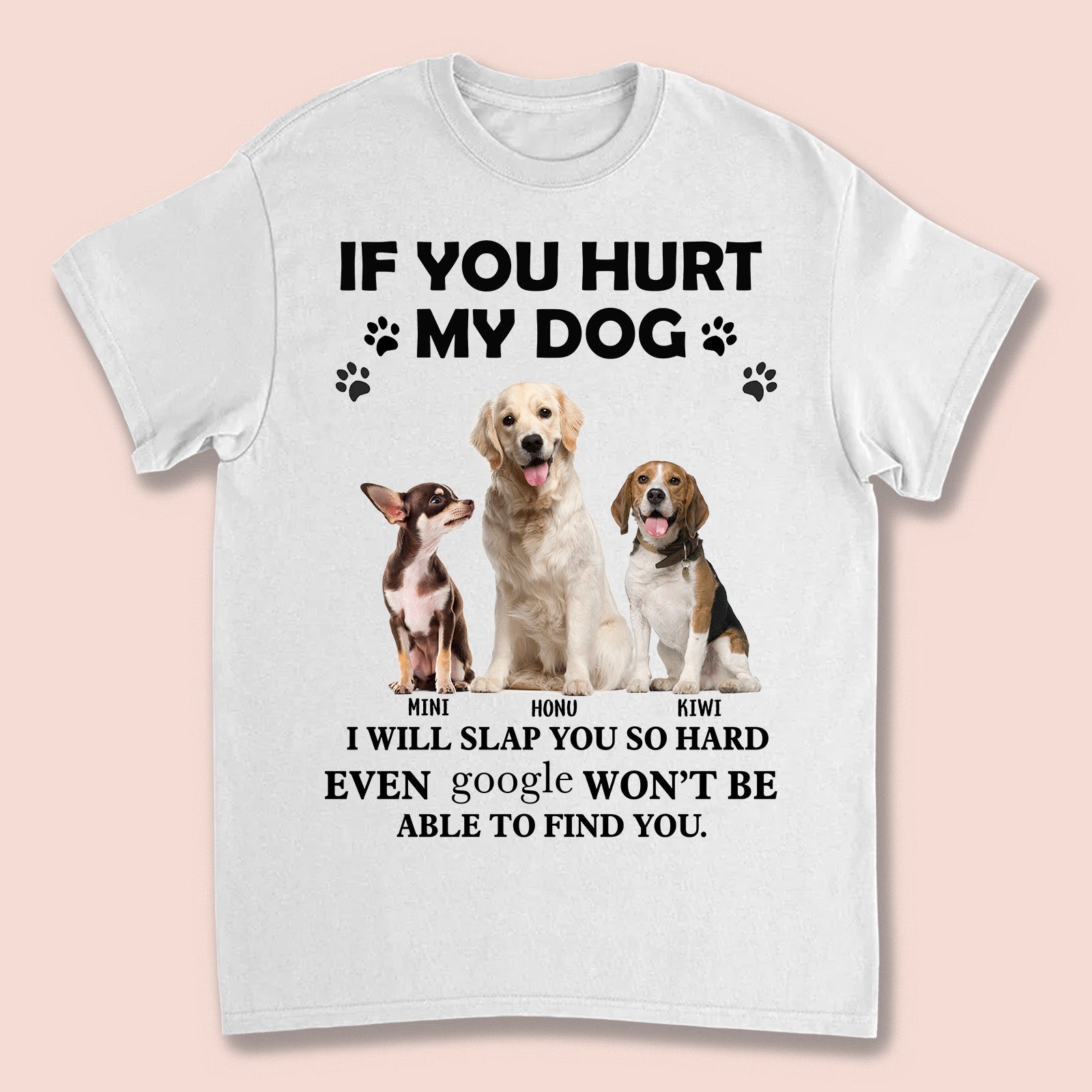 Personalized If You Hurt My Dog I Can Make Your Death Look Like An Accident T-shirt / Hoodie / Sweatshirt Gift for Dog Lovers