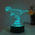 Personalized T-rex 7/16 Colors Changing Led Night Light