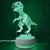 Personalized 3D Dinosaur Night Lights with Name 7/16 Colors Changing Led Lamp