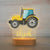 Personalized Tools Car Wood-base Night Light Agricultural Vehicle
