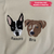 Custom Pet Face Photo (1-3 Faces) and Name Embroidered Hoodie/ Sweatshirt