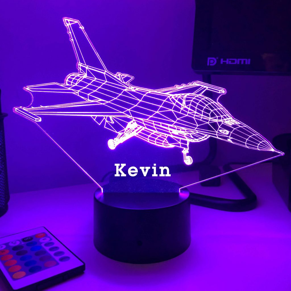 Personalized 3D Warcraft Night Lights with Name 7/16 Colors Changing LED Lamp