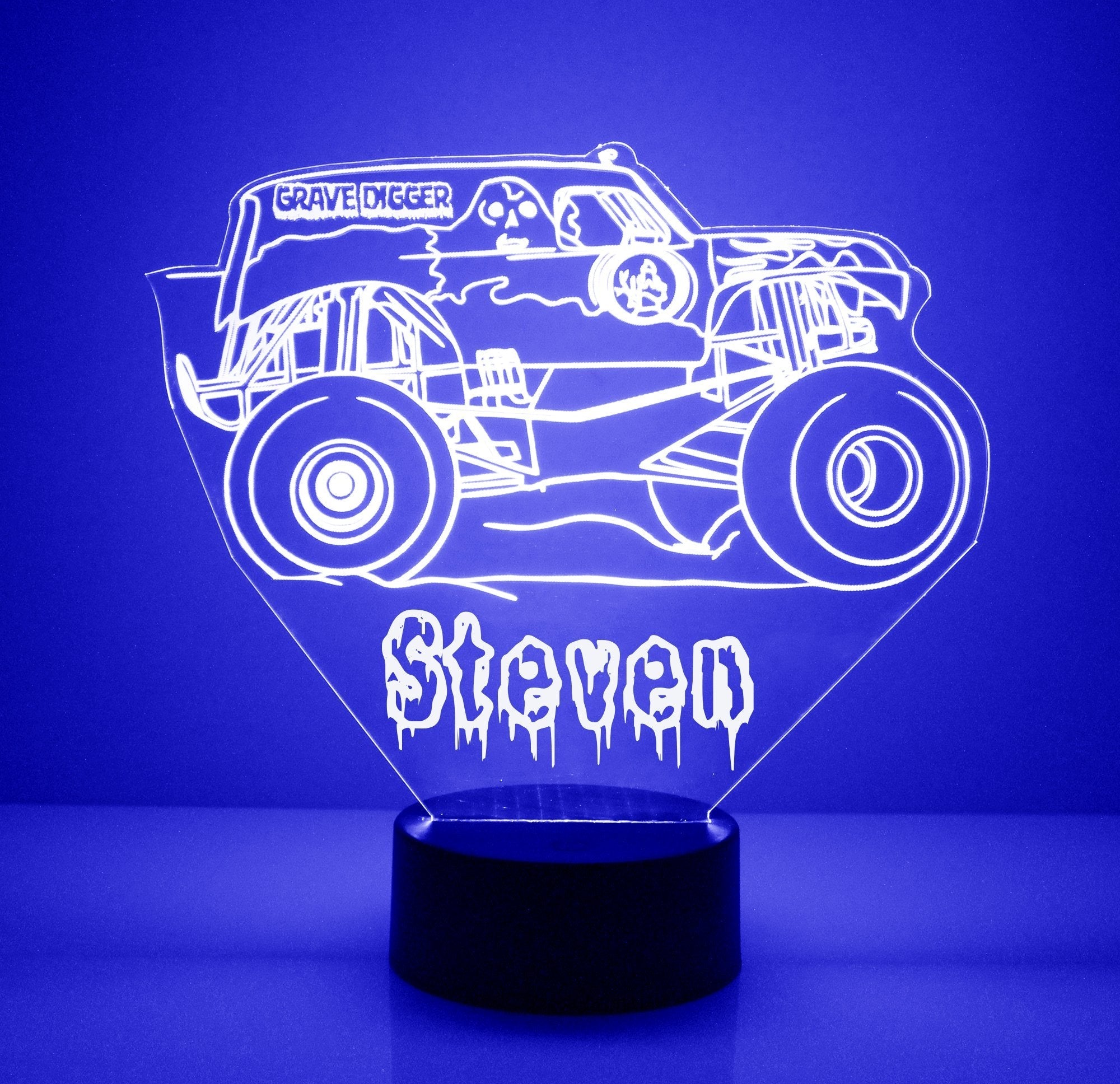 Personalized Truck Night Lights with Name 7/16 Colors Changing LED Lamp NL303
