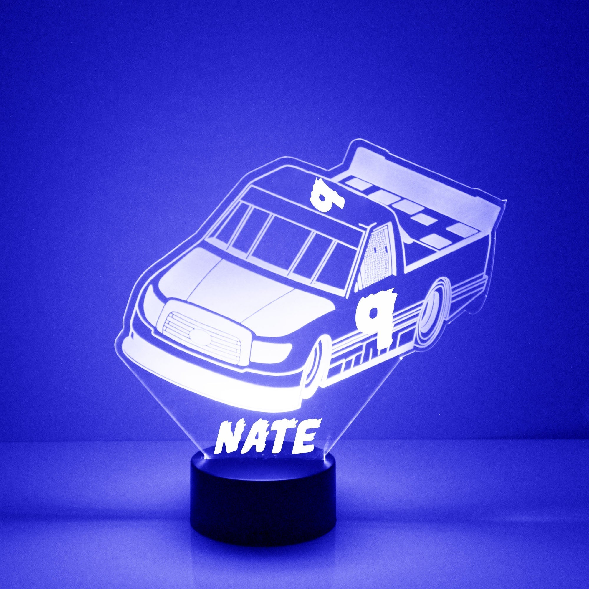 Personalized Truck Night Lights with Name 7/16 Color Changing LED Lamp III04