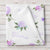 Custom Baby Nursery Blankets Light Purple Floral