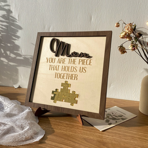 Personalized Mothers Day Gift Mom You Are The Piece That Holds Us Together Puzzles Pieces Name Sign