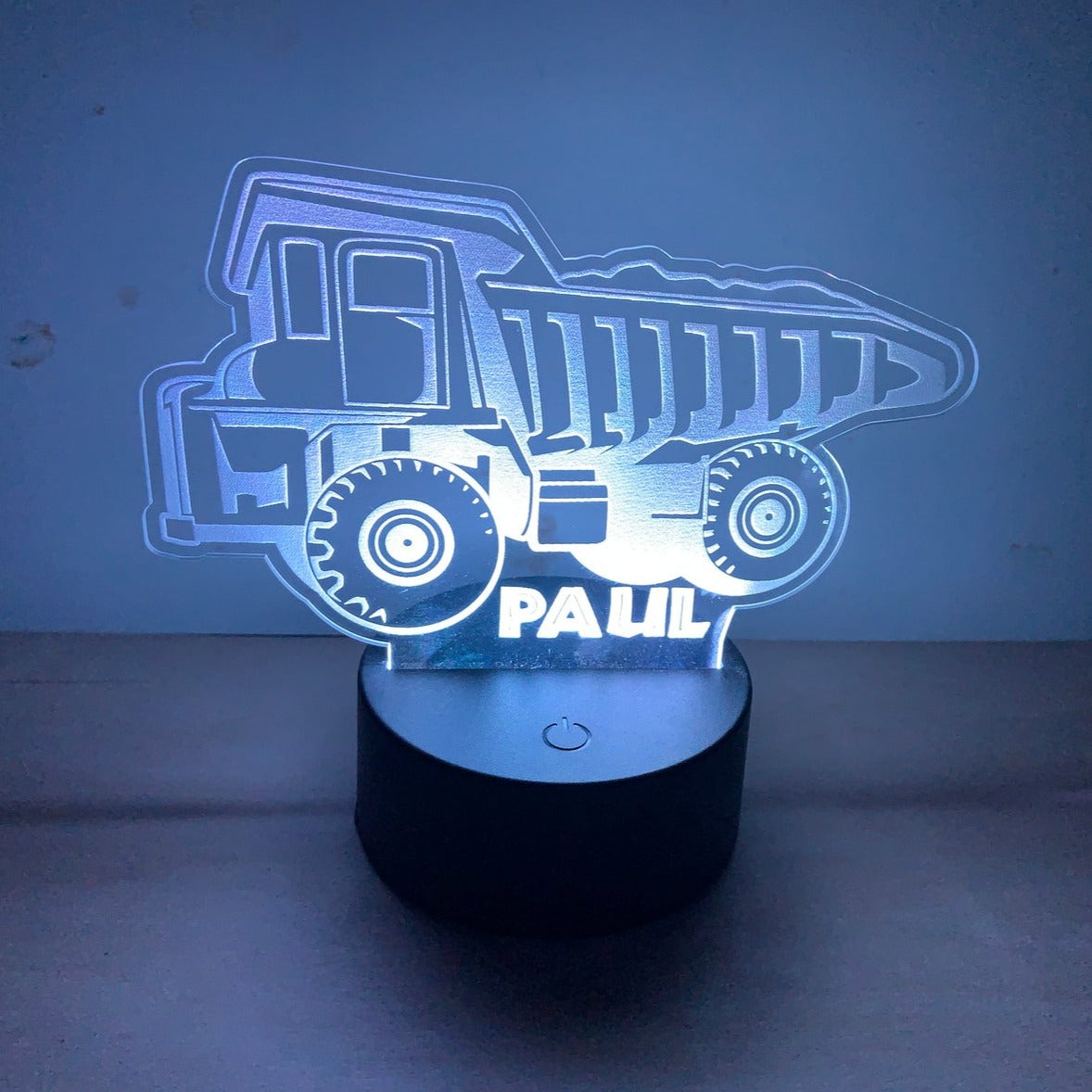 Personalized Truck Night Lights with Name 7/16 Colors Changing LED Lamp NL3019
