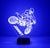 Personalised Dirt Bike Colour Change Light LED Bedroom Night Light Boys Girls Mood Lighting III29